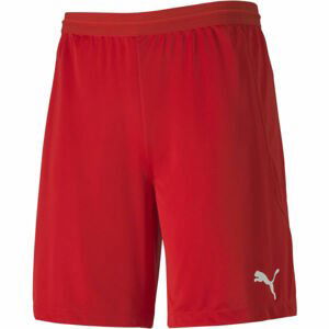 Puma TEAM FINAL 21 KNIT SHORTS Pánske šortky, červená, veľkosť L