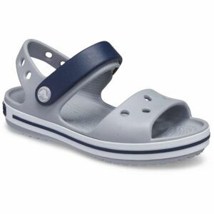 Crocs CROCBAND SANDAL K Detské sandále, sivá, veľkosť 27/28