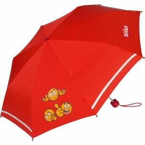 SCOUT EMOJI Detský skladací dáždnik, červená, veľkosť