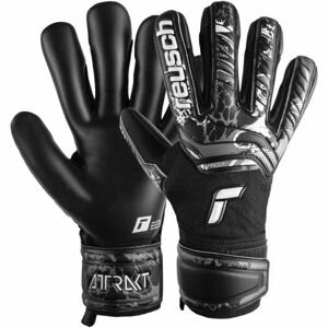 Reusch ATTRAKT INFINITY FINGER SUPPORT Futbalové brankárske rukavice, čierna, veľkosť 9.5