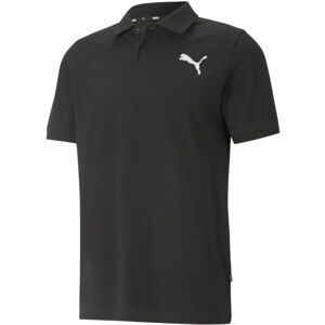 Puma ESS PIQUE POLO Pánske polo tričko, čierna, veľkosť