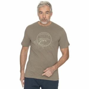 BUSHMAN DEMING Pánske tričko, hnedá, veľkosť M