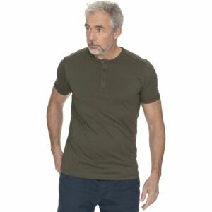 BUSHMAN CONROY Pánske tričko, khaki, veľkosť XXXL
