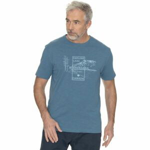 BUSHMAN DEMING Pánske tričko, modrá, veľkosť XXXXL