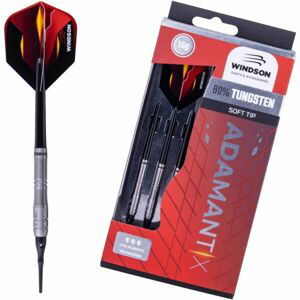 Windson ADAMANTIX 16 G TUNGSTEN SET Set wolframových šípok s mäkkými hrotmi, červená, veľkosť