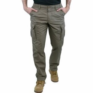 BUSHMAN TORRENT Pánske outdoorovoé nohavice, khaki, veľkosť 46