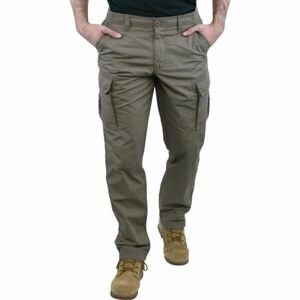 BUSHMAN TORRENT Pánske outdoorovoé nohavice, khaki, veľkosť 48P