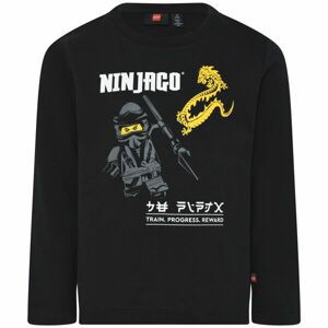 LEGO® kidswear LWTAYLOR 624 T-SHIRT L/S Chlapčenské  tričko s dlhým rukávom, čierna, veľkosť 140