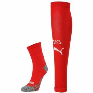 Puma TEAM SKS BAND SOCKS Pánske štulpne, červená, veľkosť 39 - 42