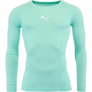 Puma LIGA BASELAYER TEE LS Pánske funkčné tričko, tyrkysová, veľkosť M