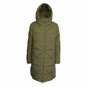 Geox W ALLENIE PARKA - SOFT POLY SH Dámska parka, khaki, veľkosť 42