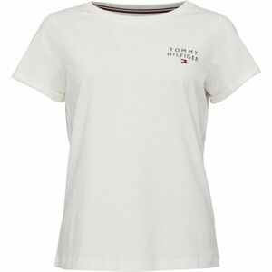 Tommy Hilfiger TH ORIGINAL-SHORT SLEEVE T-SHIRT Dámske tričko, biela, veľkosť