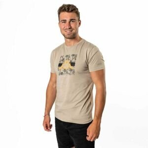 Kappa LOGO GRAMI Pánske tričko, béžová, veľkosť S