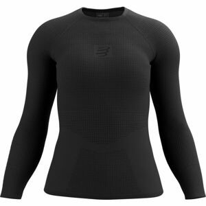 Compressport ON/OFF BASE LAYER LS TOP W Dámske termotričko, čierna, veľkosť L