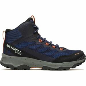 Merrell SPEED STRIKE MID GTX Pánska outdoorová obuv, tmavo modrá, veľkosť 44.5