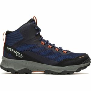 Merrell SPEED STRIKE MID GTX Pánska outdoorová obuv, tmavo modrá, veľkosť 46.5