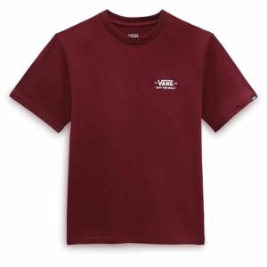 Vans VANS ESSENTIAL-B Chlapčenské tričko, vínová, veľkosť XL