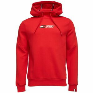 Tommy Hilfiger ESSENTIALS HOODY Pánska mikina, červená, veľkosť XXL