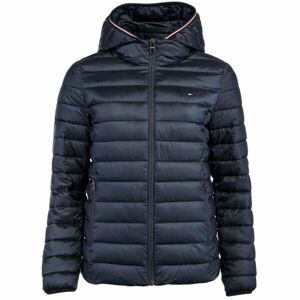 Tommy Hilfiger LW PADDED GLOBAL STRIPE JACKET Dámska jesenná bunda, tmavo modrá, veľkosť S