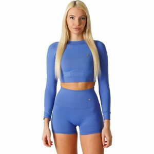 GOLDBEE CROP-TOP BECLASSIC Dámsky crop top, modrá, veľkosť S