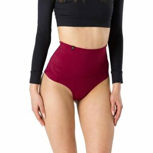 GOLDBEE SHAPEWEAR SWIMWEAR BOTTOMS Dámske sťahovacie plavecké nohavičky, vínová, veľkosť 2XL