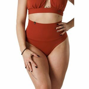 GOLDBEE SHAPEWEAR SWIMWEAR BOTTOMS Dámske sťahovacie plavecké nohavičky, oranžová, veľkosť L