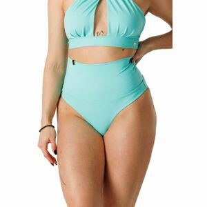 GOLDBEE SHAPEWEAR SWIMWEAR BOTTOMS Dámske sťahovacie plavecké nohavičky, zelená, veľkosť XXL