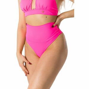 GOLDBEE SHAPEWEAR SWIMWEAR BOTTOMS Dámske sťahovacie plavecké nohavičky, ružová, veľkosť 4XL