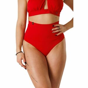 GOLDBEE SHAPEWEAR SWIMWEAR BOTTOMS Dámske sťahovacie plavecké nohavičky, červená, veľkosť XXL