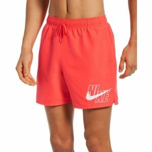 Nike LOGO SOLID 5 Pánske kúpacie šortky, lososová, veľkosť L