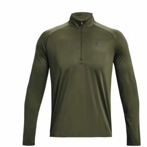 Under Armour TECH 2.0 1/2 ZIP Pánske tričko, zelená, veľkosť L