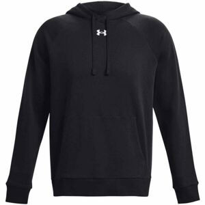 Under Armour RIVAL FLEECE HOODIE Pánska mikina, čierna, veľkosť L