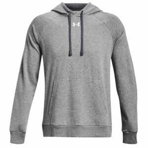 Under Armour RIVAL FLEECE HOODIE Pánska mikina, sivá, veľkosť XL