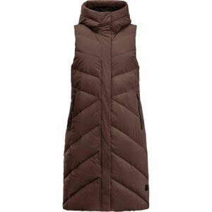 Jack Wolfskin MARIENPLATZ VEST W Dámsky páperový kabát, hnedá, veľkosť S