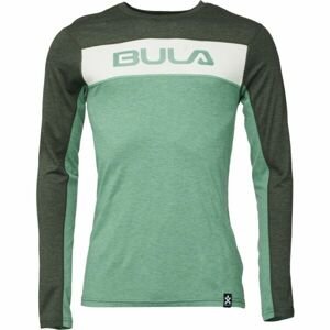 Bula RETRO Pánske merino tričko, zelená, veľkosť XL