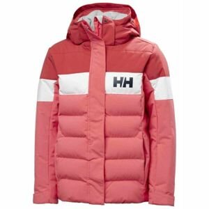 Helly Hansen JR DIAMOND JACKET Dievčenská lyžiarska bunda, ružová, veľkosť 8