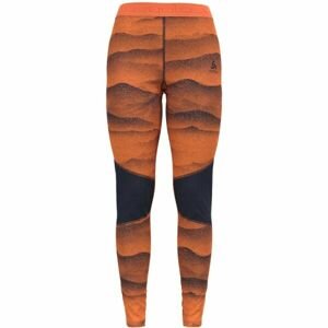 Odlo BL BOTTOM LONG WHISTLER ECO Dámske funkčné nohavice, oranžová, veľkosť S