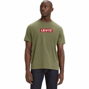 Levi's SS RELAXED FIT TEE Pánske tričko, khaki, veľkosť XL