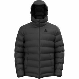 Odlo ASCENT N-THERMIC HOODED INSULATED JACKET Pánska bunda, čierna, veľkosť M