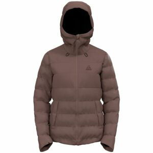 Odlo W SEVERIN N-THERMIC HOODE INSULATED JACKET Dámska páperová bunda, hnedá, veľkosť XS