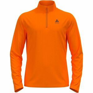 Odlo MID LAYER 1/2 ZIP BERRA Pánska mikina, oranžová, veľkosť L