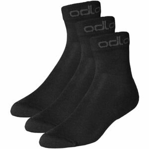 Odlo ACTIVE QUARTER 3-PACK Ponožky, čierna, veľkosť 36-38