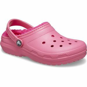 Crocs CLASSIC LINED CLOG T Dievčenská nazúvacia obuv, ružová, veľkosť 27/28