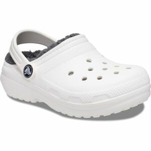 Crocs CLASSIC LINED CLOG K Unisex nazúvacia obuv, biela, veľkosť 30/31