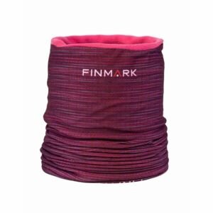 Finmark Multifunkčná šatka s flísom Multifunkčná šatka, ružová, veľkosť os