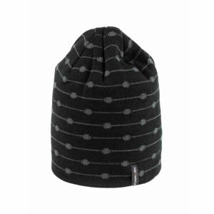Finmark Zimná čiapka Zimná pletená čiapka, čierna, veľkosť os