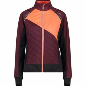 CMP WOMAN JACKET Dámska hybridná bunda, vínová, veľkosť 38