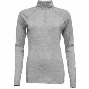 Smartwool W CLASSIC ALL-SEASON MERINO BL 1/4 ZIP B Dámske tričko, sivá, veľkosť M