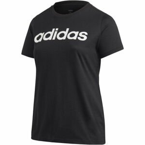 adidas E LIN S T INC Dámske tričko, čierna, veľkosť 1x