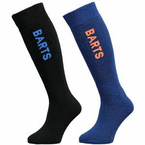 BARTS BASIC SOCK 2 PACK KIDS 2 páry detských ponožiek na lyže, čierna, veľkosť 31/34